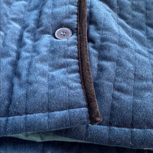 Burgess THE CLARA QUILTED JACKET PEACOCK WITH BLACK TRIM - Picture 5 of 8